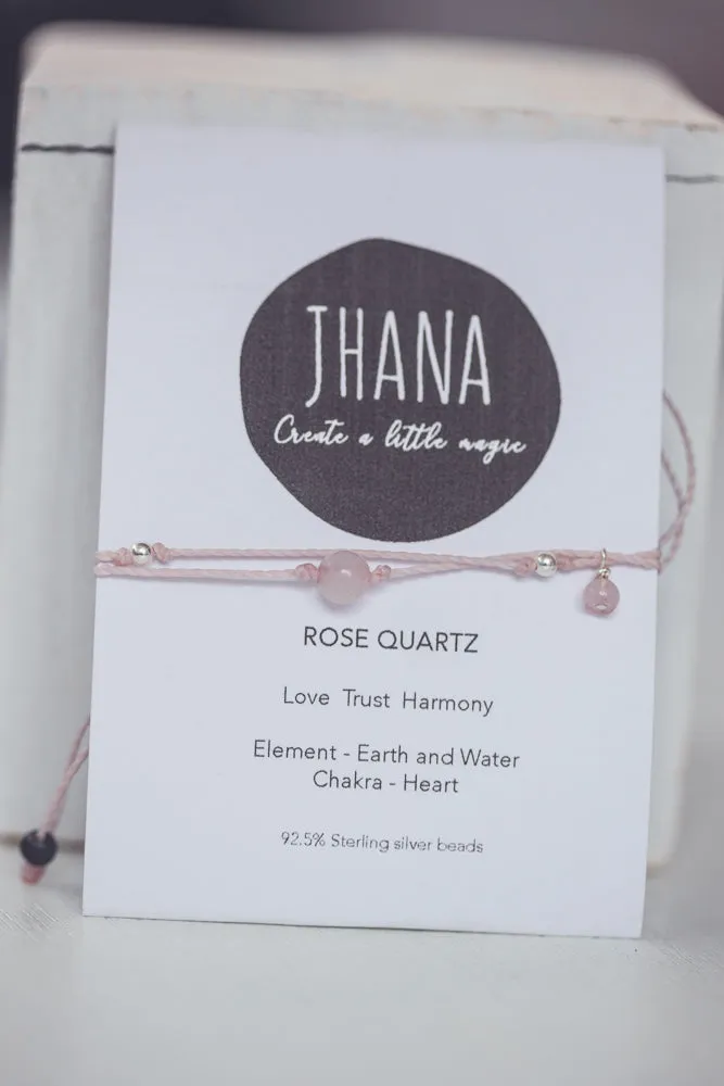ROSE QUARTZ CRYSTAL BRACELET