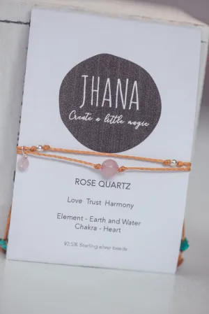 ROSE QUARTZ CRYSTAL BRACELET