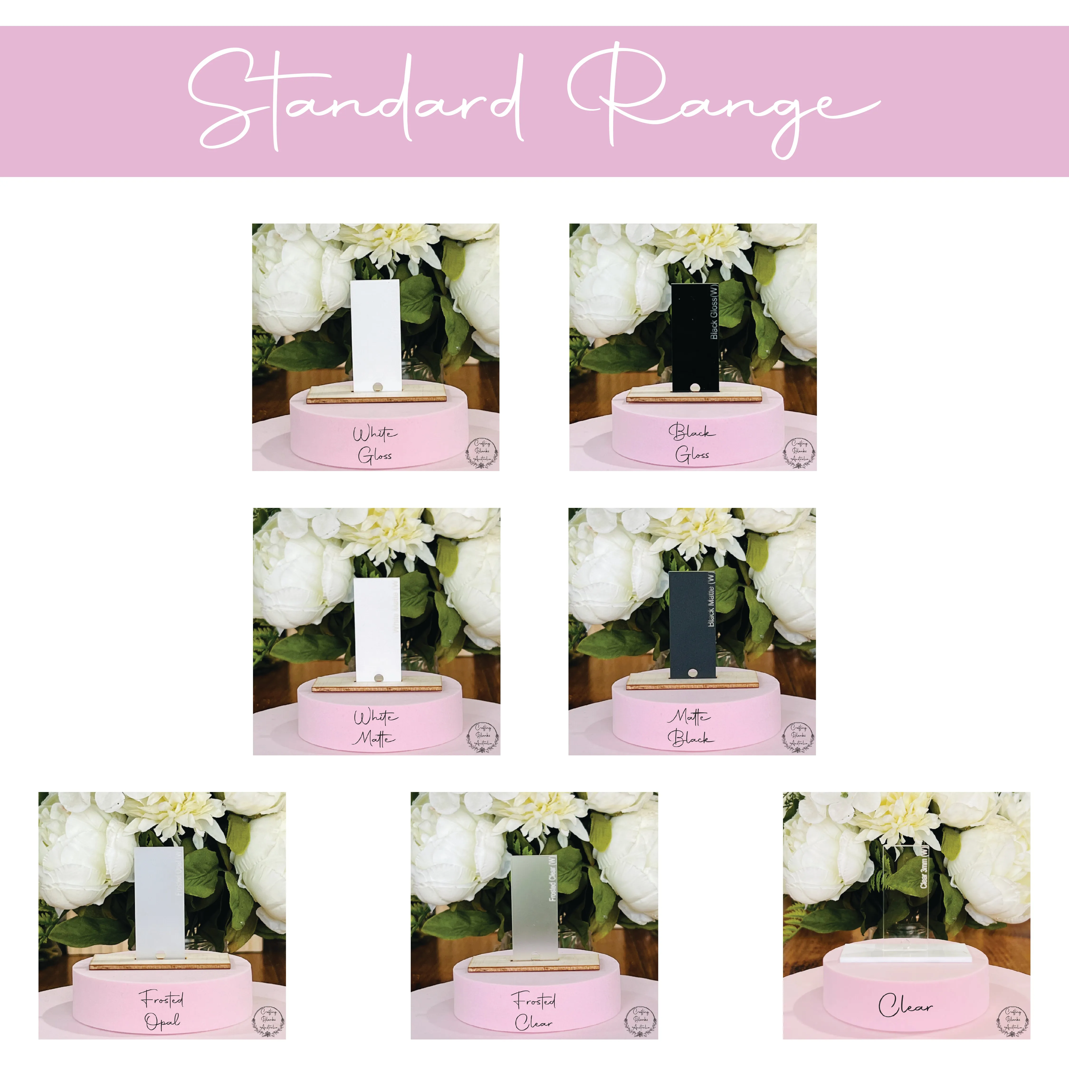 Rounded Rectangle • Blank Tag • Placecard • 50mm x 90mm
