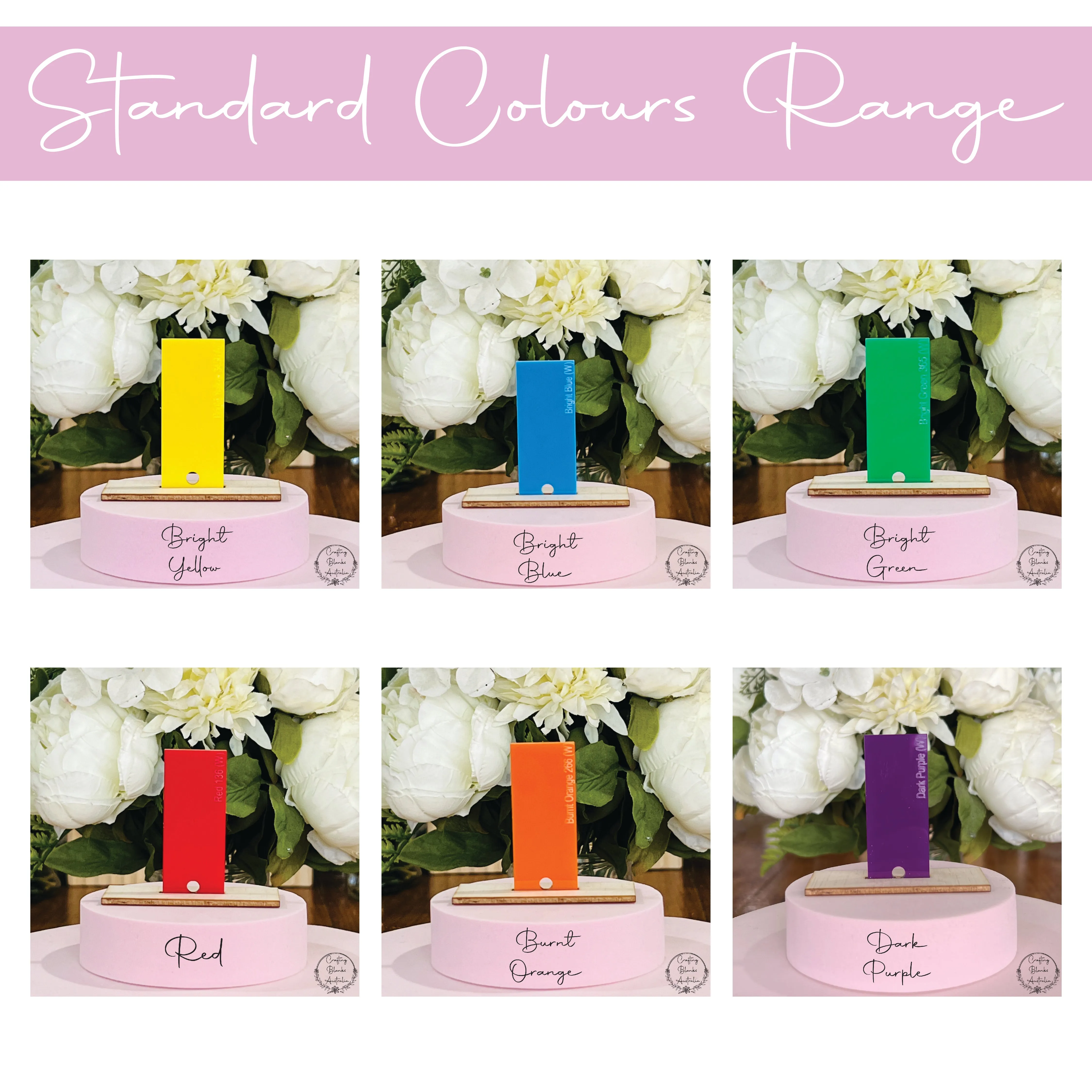 Rounded Rectangle • Blank Tag • Placecard • 50mm x 90mm