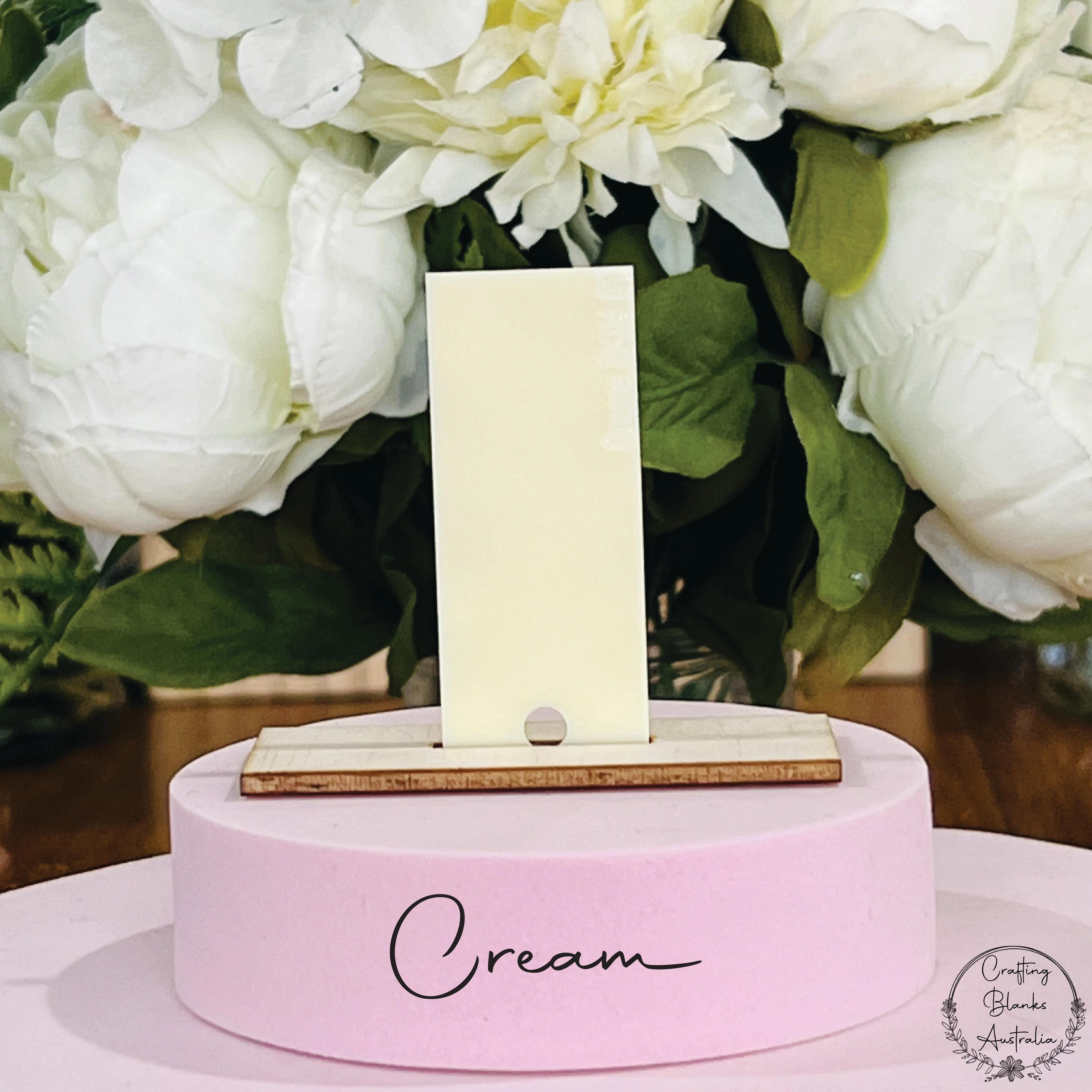 Rounded Rectangle • Blank Tag • Placecard • 50mm x 90mm