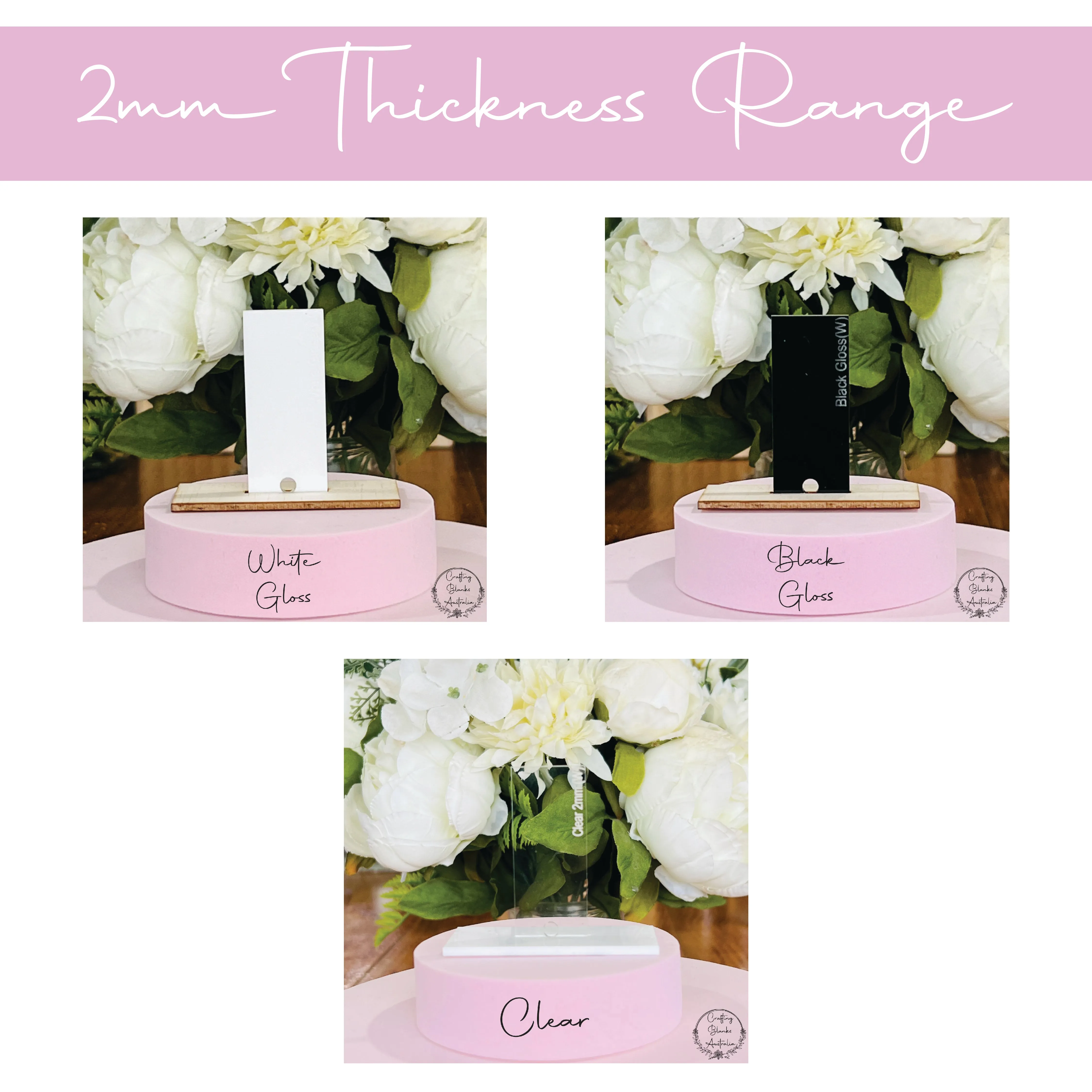 Rounded Rectangle • Blank Tag • Placecard • 50mm x 90mm