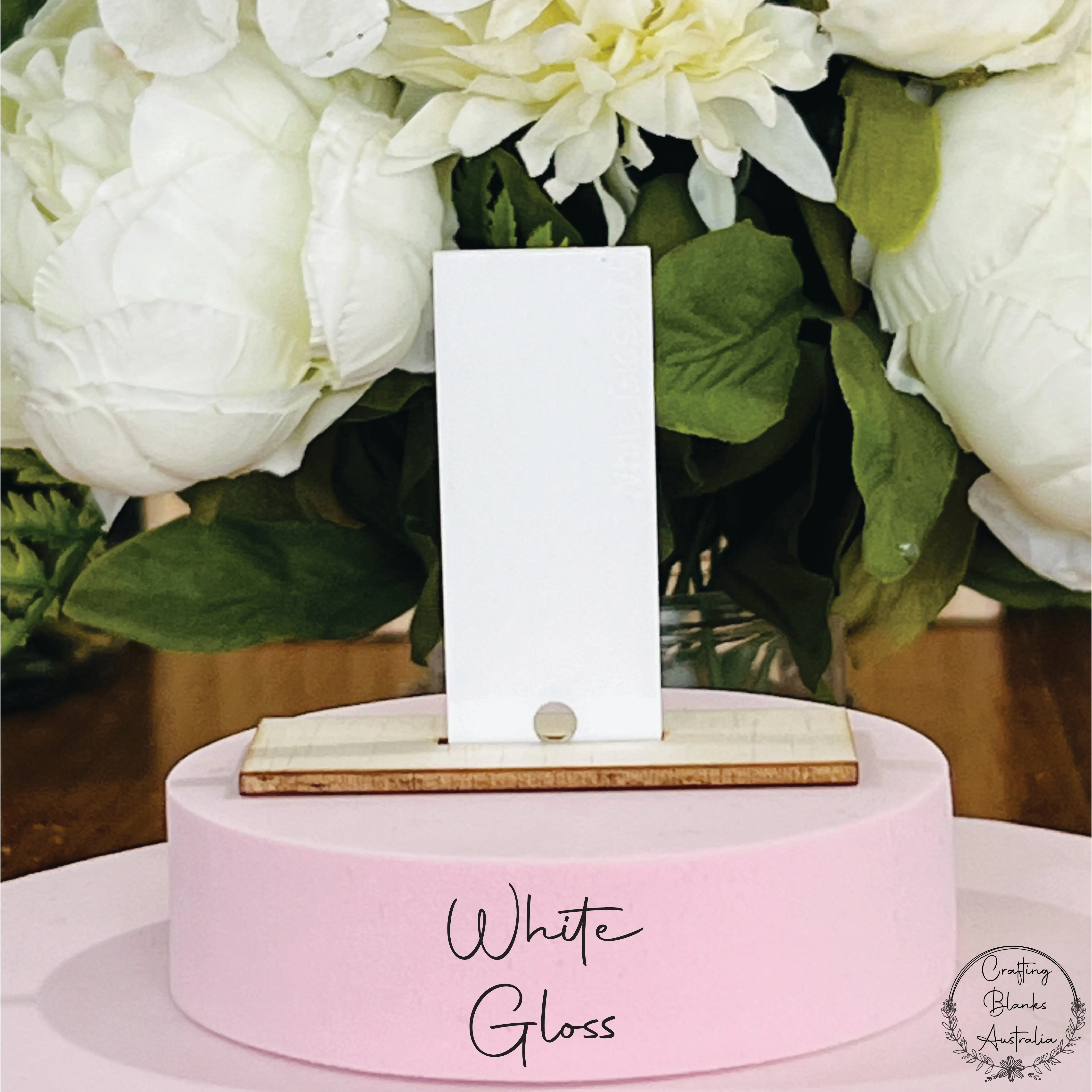 Rounded Rectangle • Blank Tag • Placecard • 50mm x 90mm