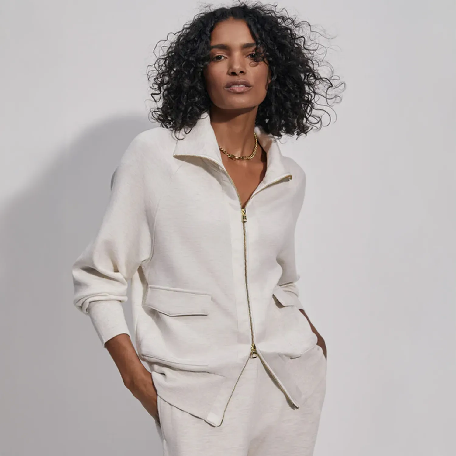 Roxbury Zip Through Sweat
