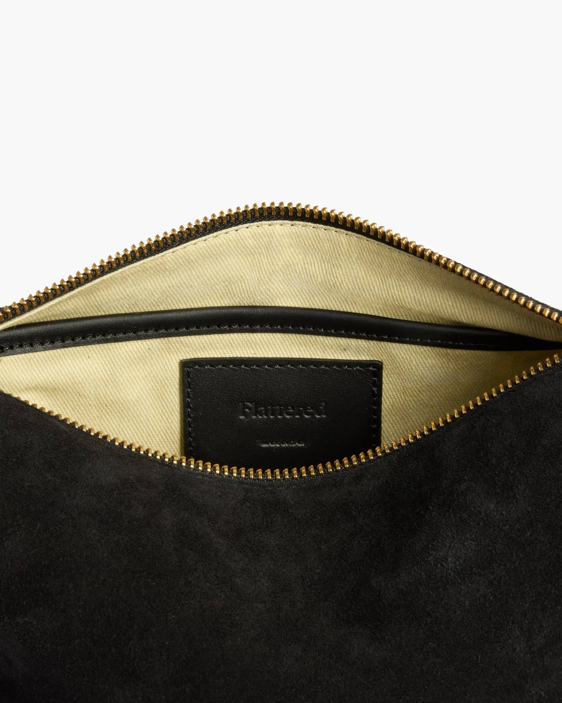 Ru Crossbody Bag Suede Black