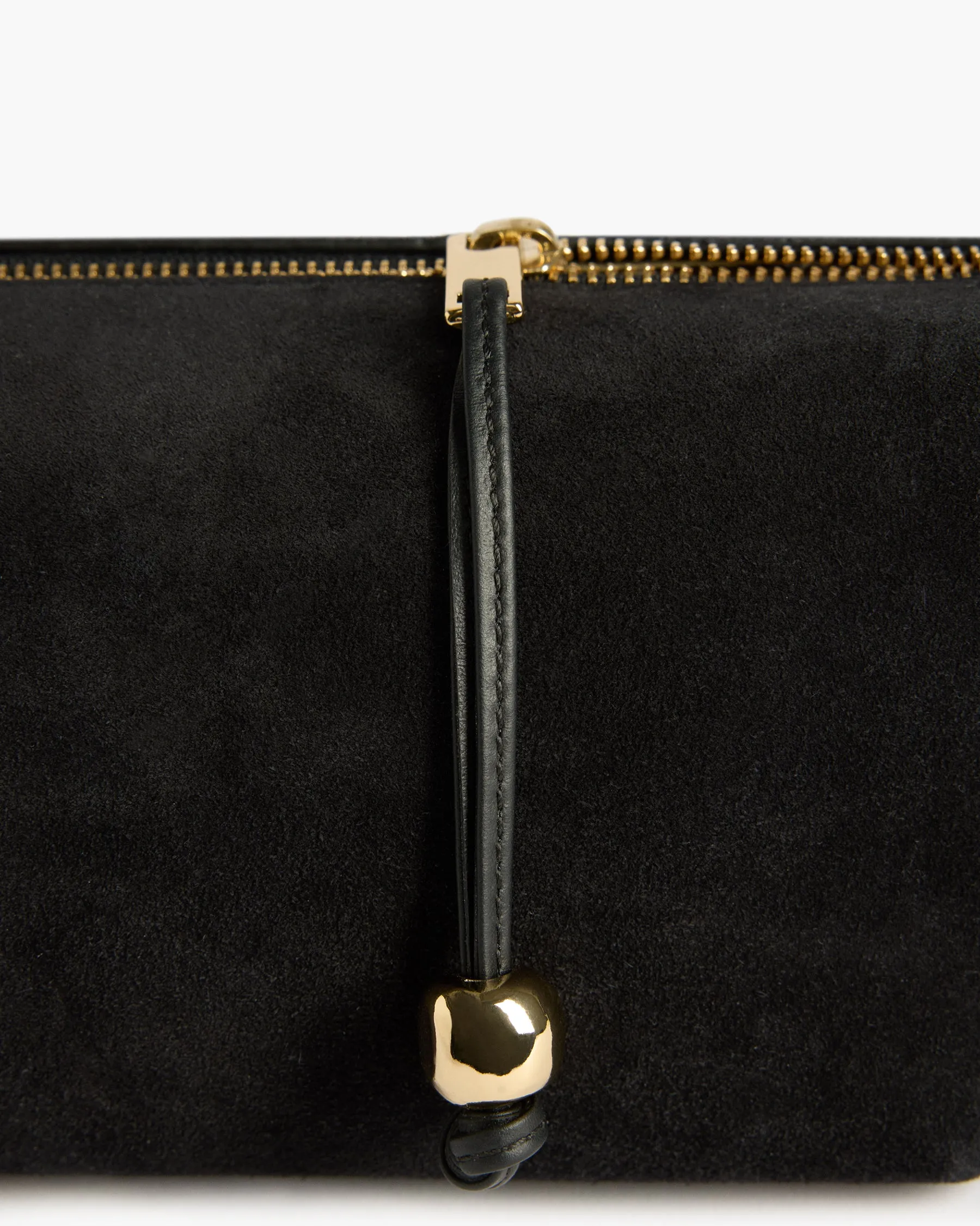 Ru Crossbody Bag Suede Black