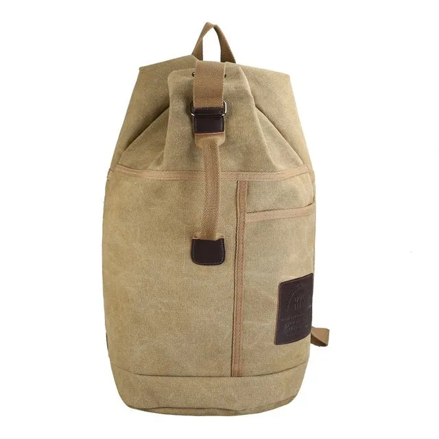 Rucksack Canvas Hiking Travel Backpacks