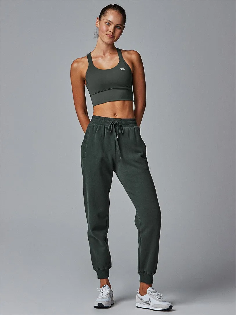 Running Bare SALE | Power Up Sports Bra - Moss (Adult)