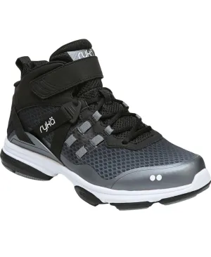 Ryka Womens Devotion Xt Mid Cross Trainer Sneakers Black / Grey / White 6.5M