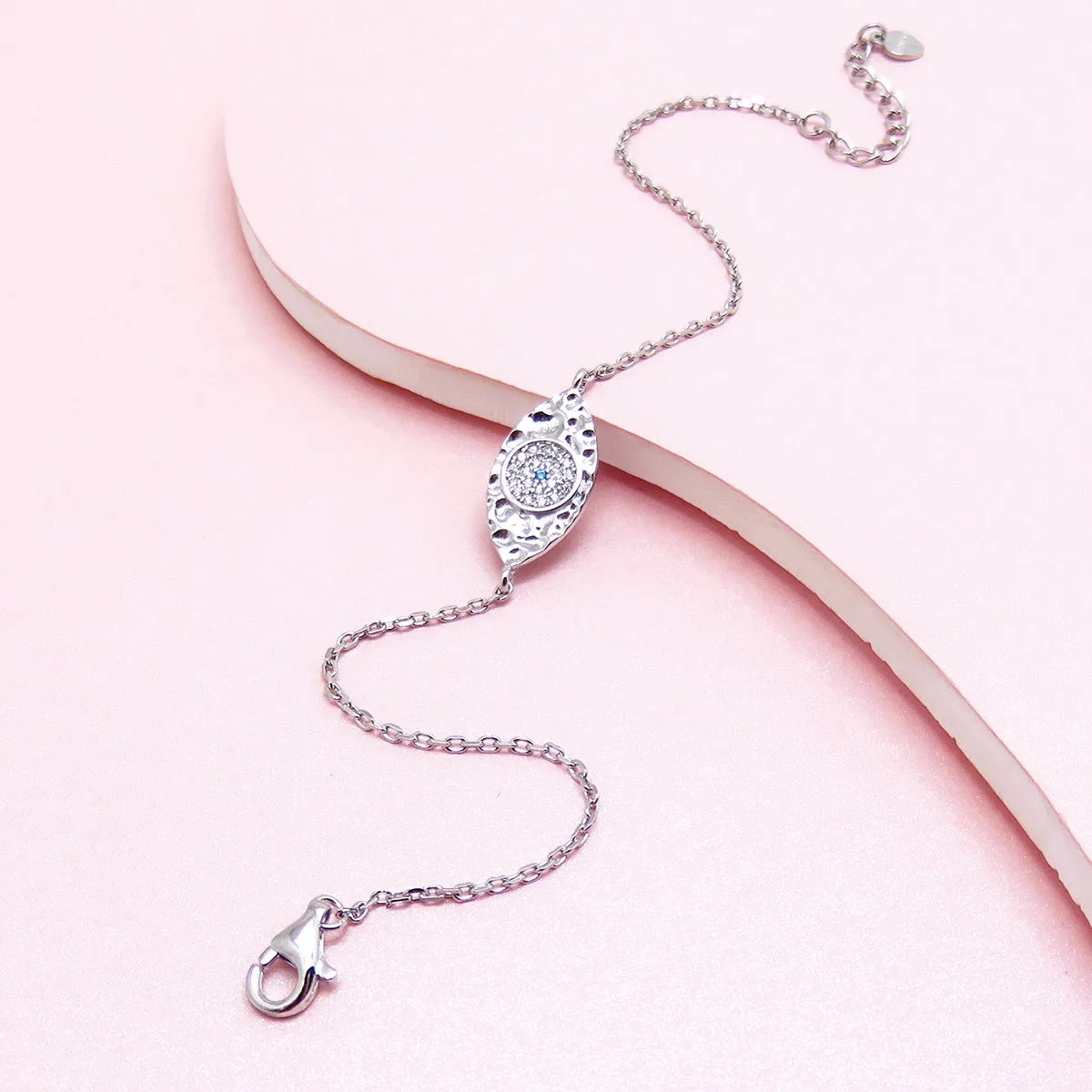 s925 Evil Eye Bracelets Anklets Luck Charm Fashion Accessory