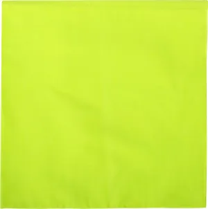Safety Green Jumbo Solid Color Bandana 27 in. x 27 in.