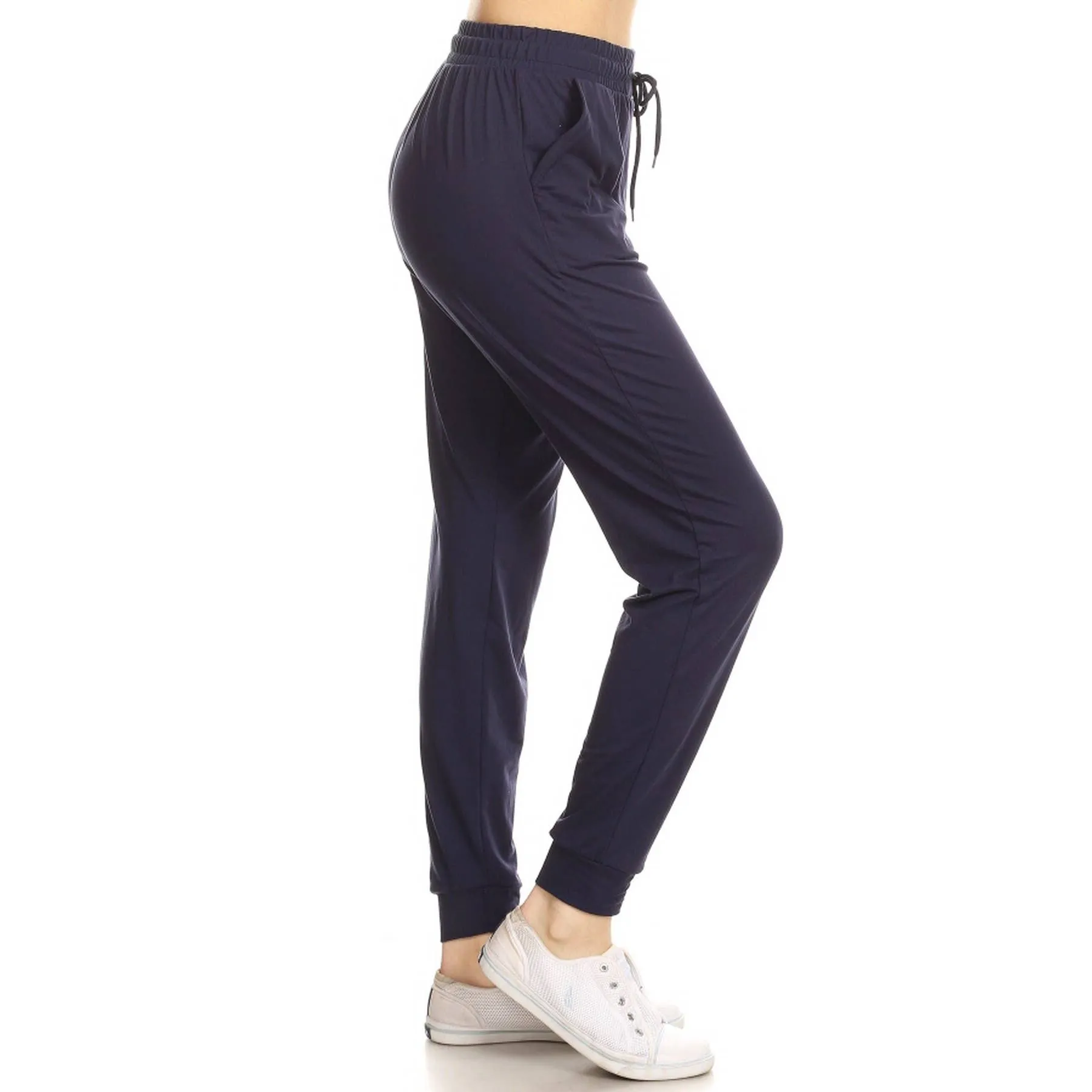 SALE Buttery Soft Solid Joggers with Drawstring