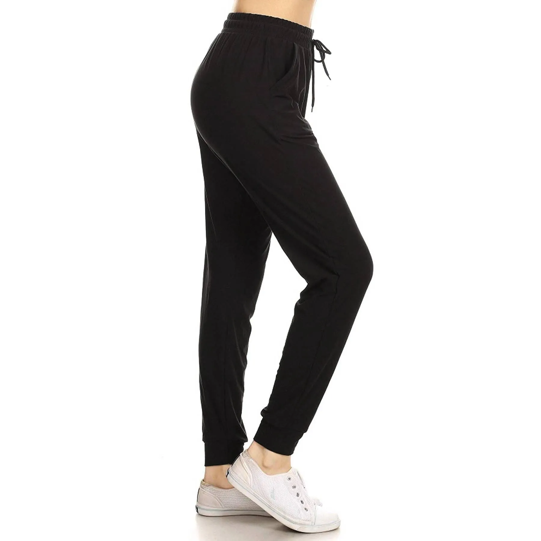 SALE Buttery Soft Solid Joggers with Drawstring