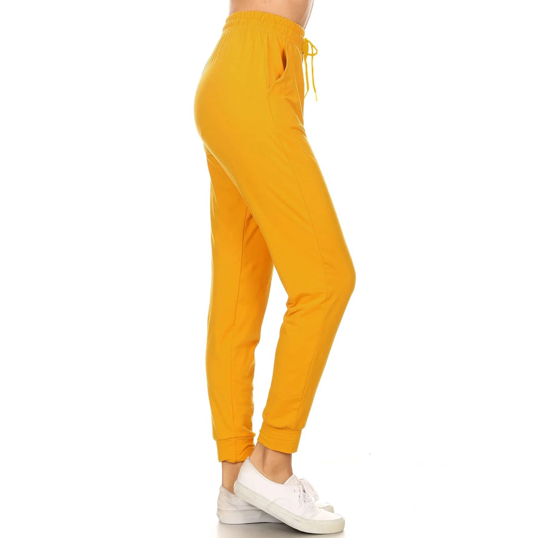 SALE Buttery Soft Solid Joggers with Drawstring