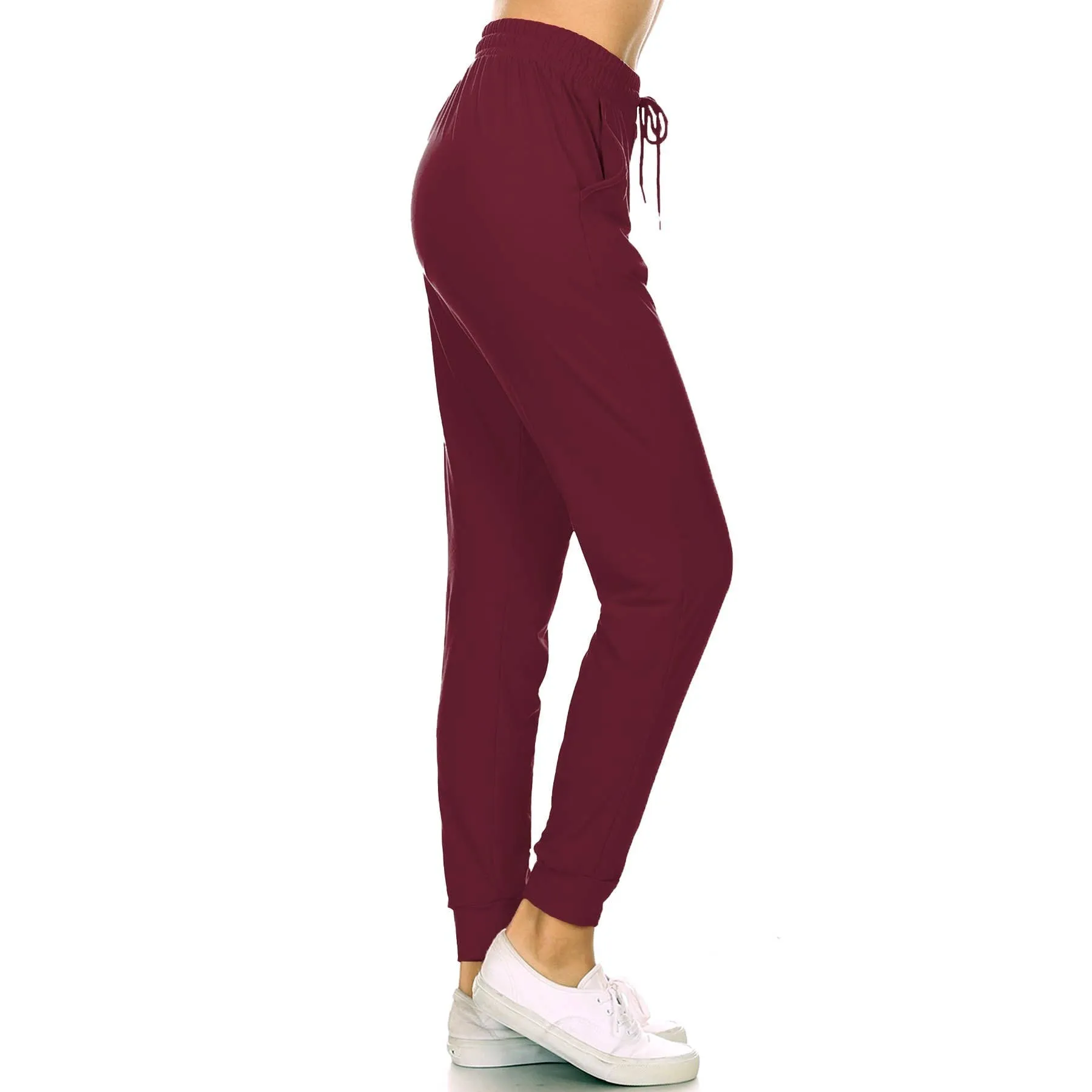 SALE Buttery Soft Solid Joggers with Drawstring