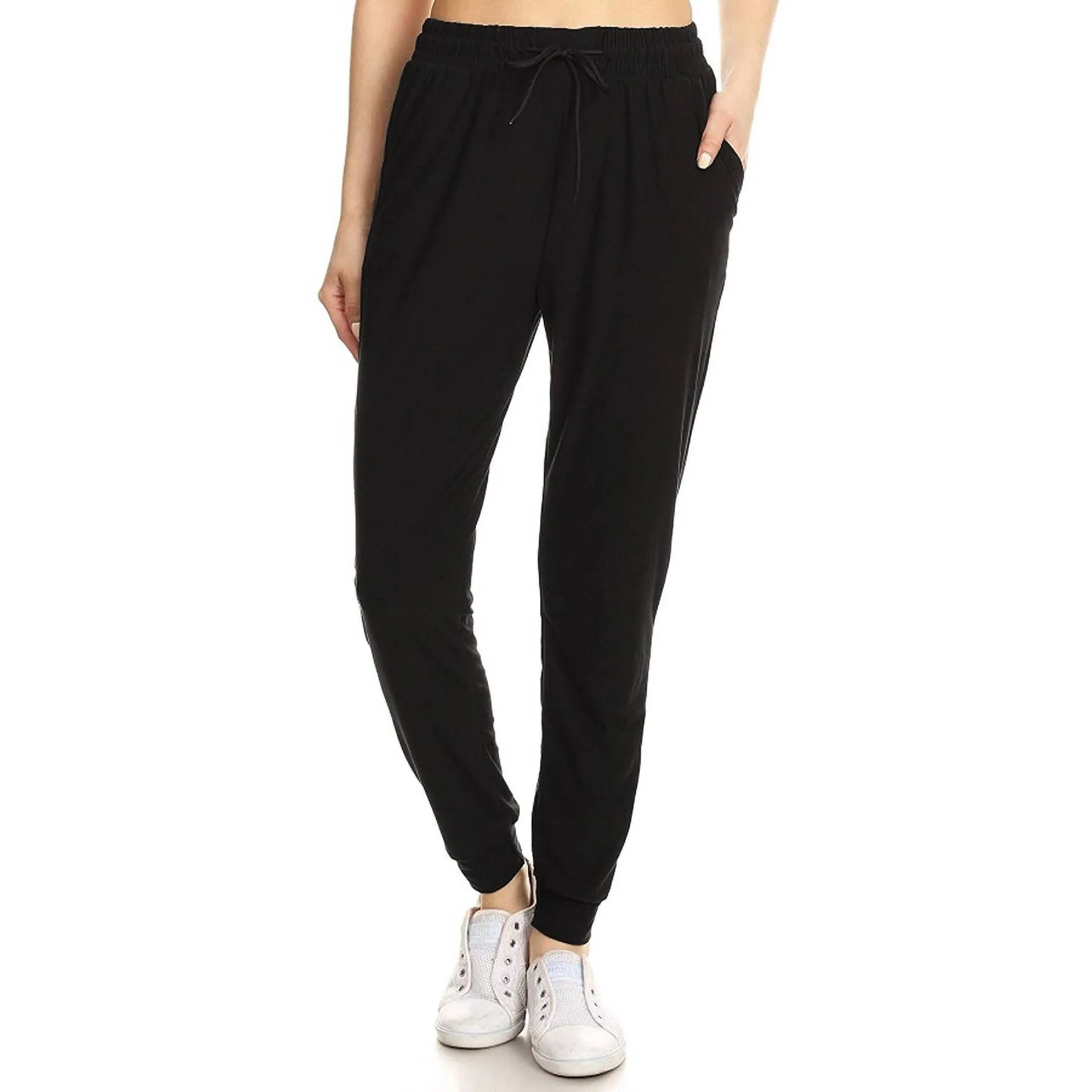 SALE Buttery Soft Solid Joggers with Drawstring