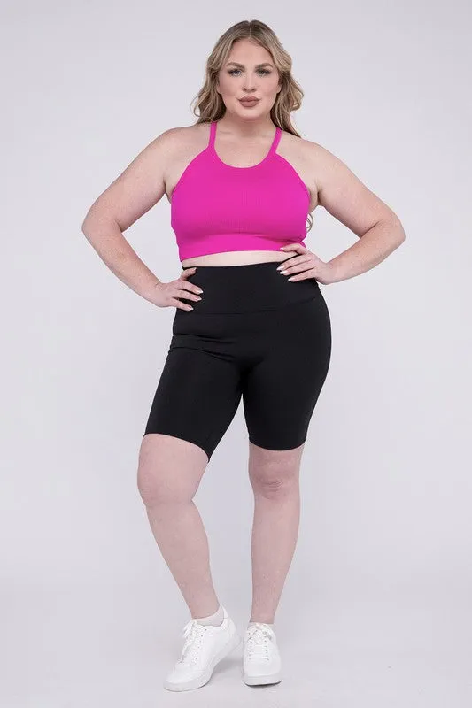 SALUTATION CURVE high rise shorts