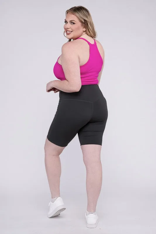 SALUTATION CURVE high rise shorts