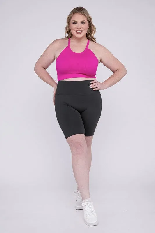 SALUTATION CURVE high rise shorts