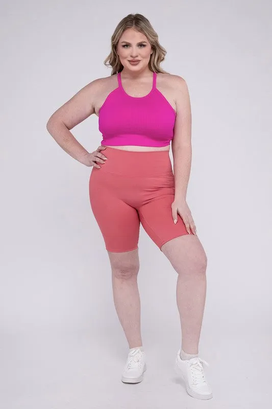 SALUTATION CURVE high rise shorts