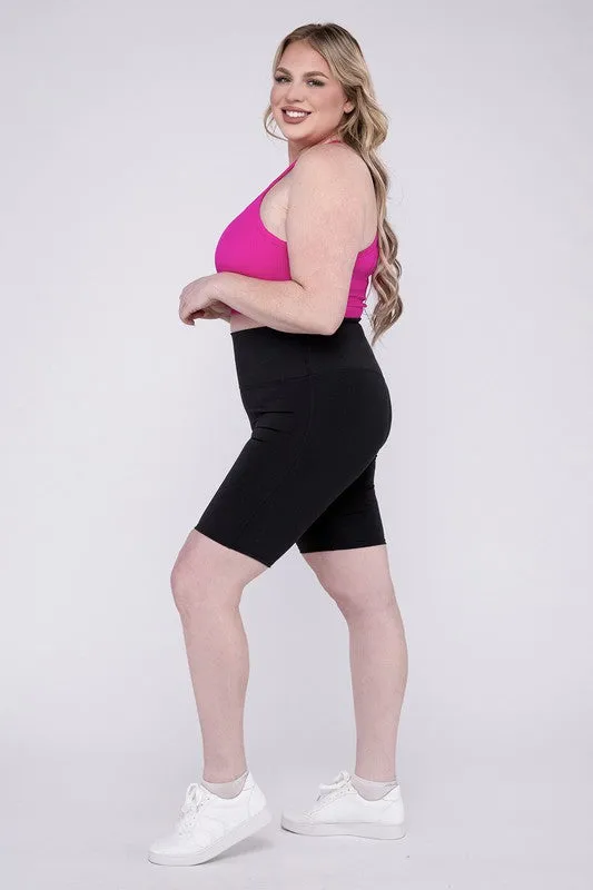 SALUTATION CURVE high rise shorts