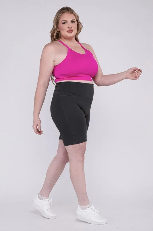 SALUTATION CURVE high rise shorts