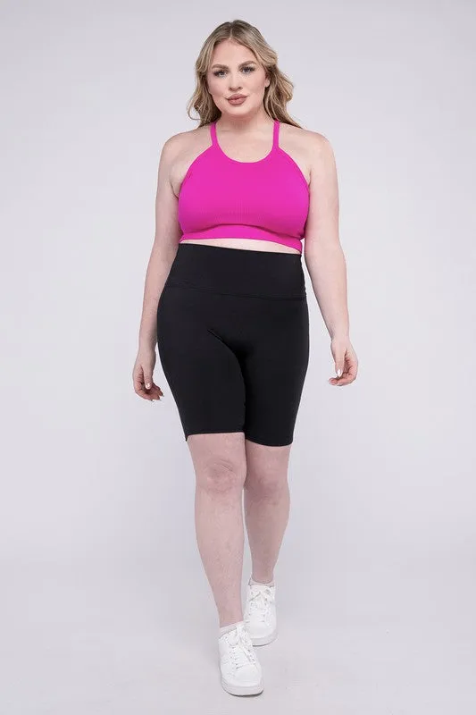 SALUTATION CURVE high rise shorts