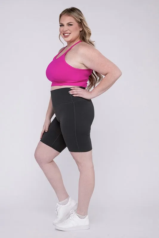 SALUTATION CURVE high rise shorts