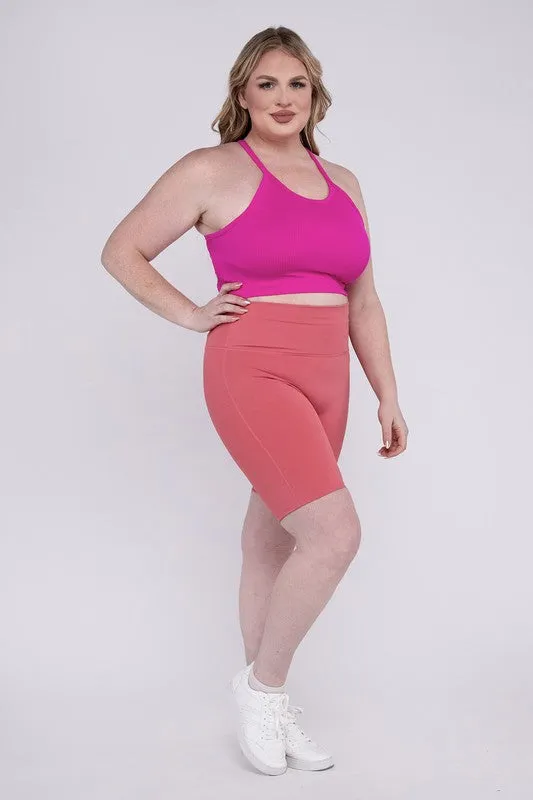SALUTATION CURVE high rise shorts