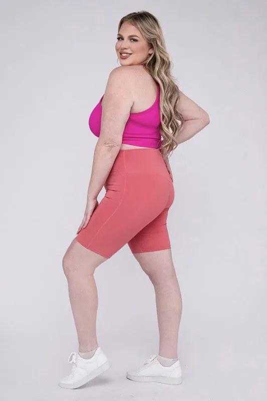 SALUTATION CURVE high rise shorts