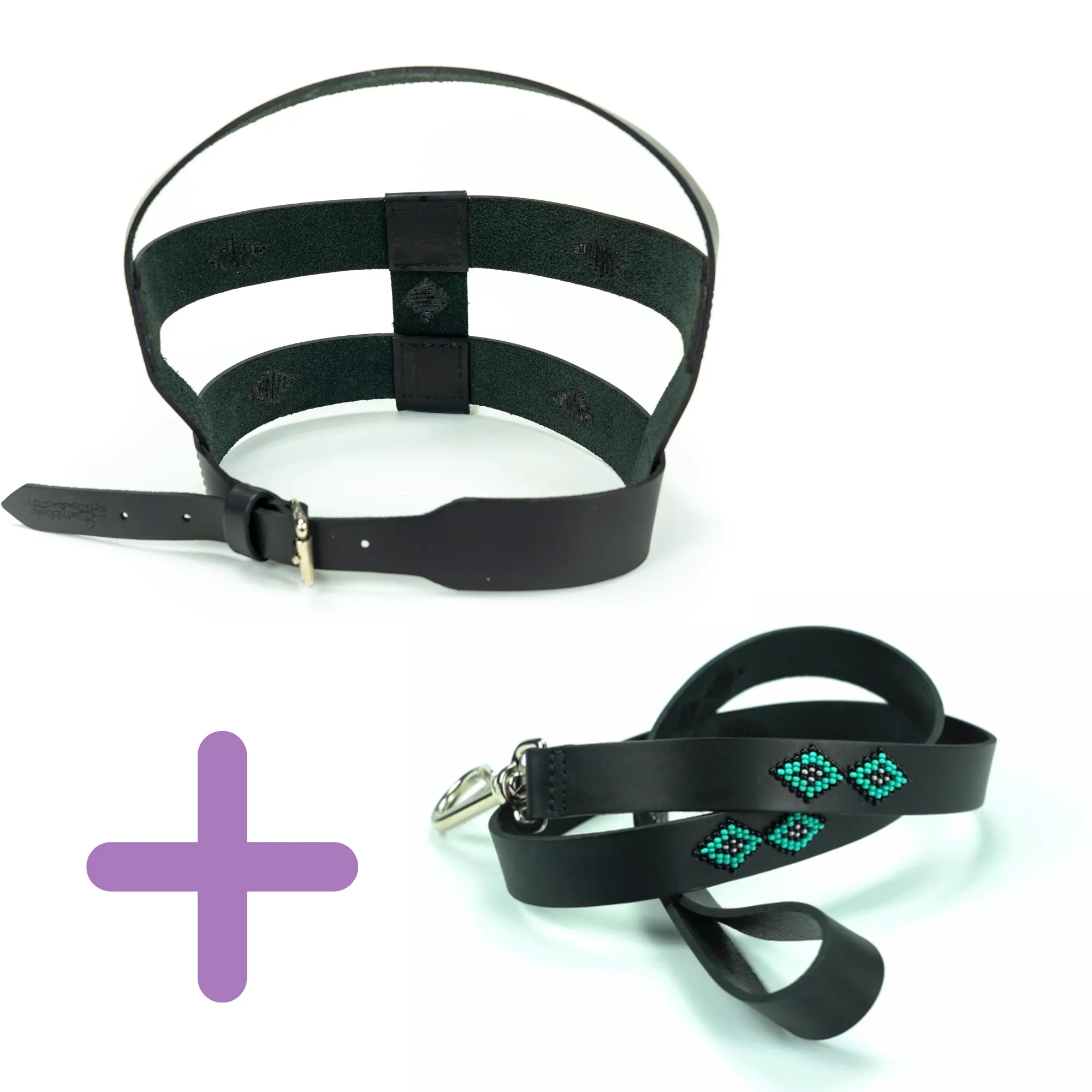 Sambboho Saint Barth Dog Harness & Leash Bundle
