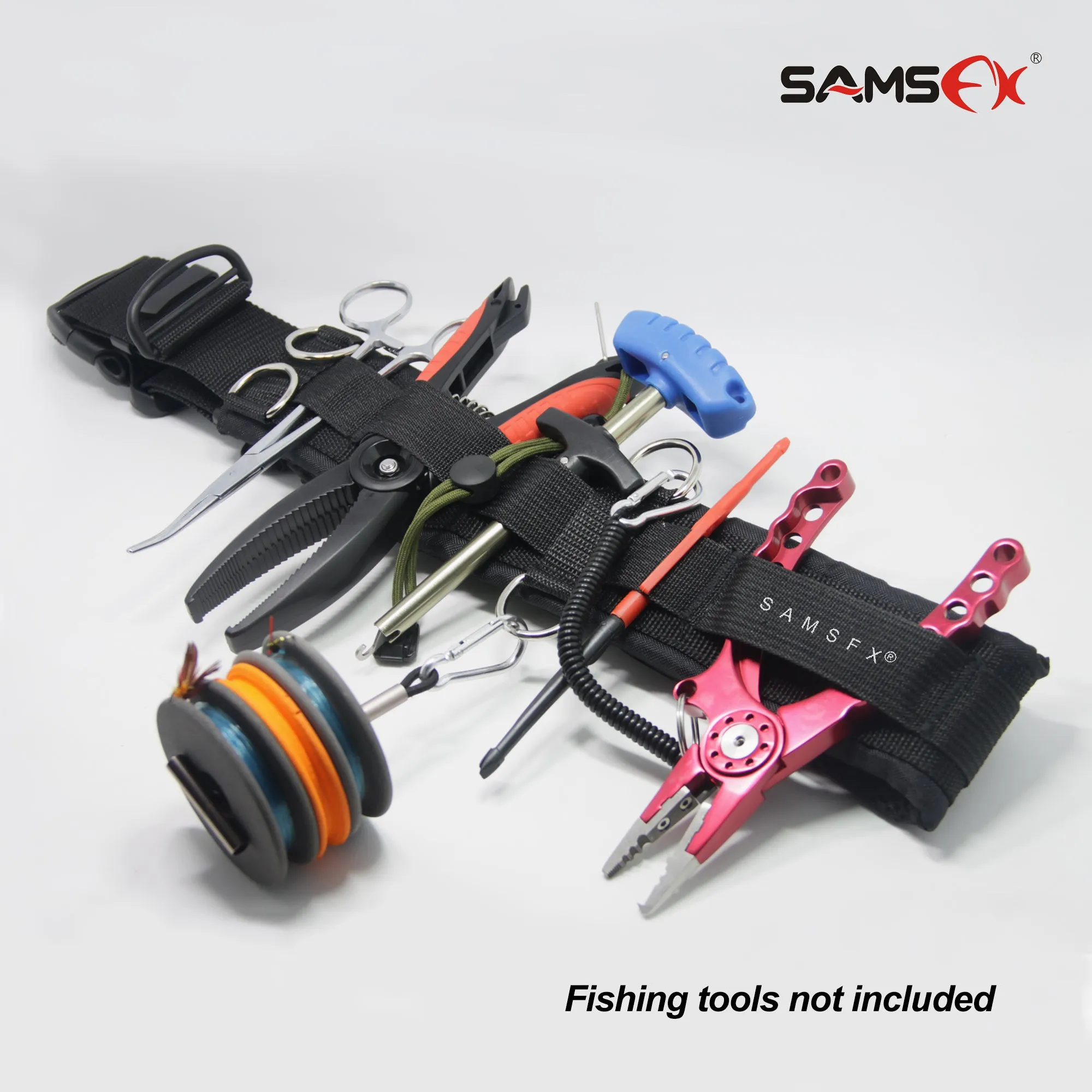 SAMSFX Adjustable Fishing Wader Belt Wading Belts for Surf Casting Kayak