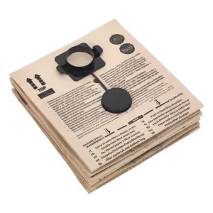 Sealey Dust Bag M-Class Pack of 5