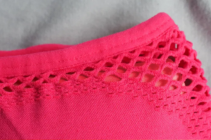 Seamless Mesh One Shoulder Crop Tops And High Waisted Leggings Gym Sets
