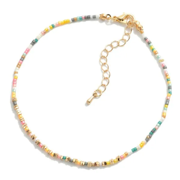 Seed Beaded Anklet
