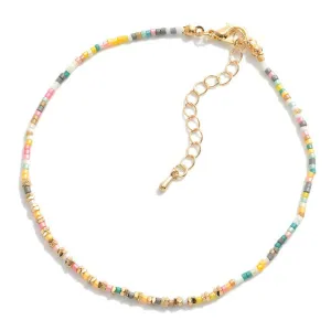 Seed Beaded Anklet