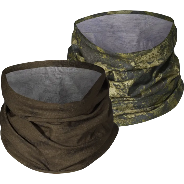 SEELAND Neck Gaiter - 2-Pack - Pine Green & InVis Green