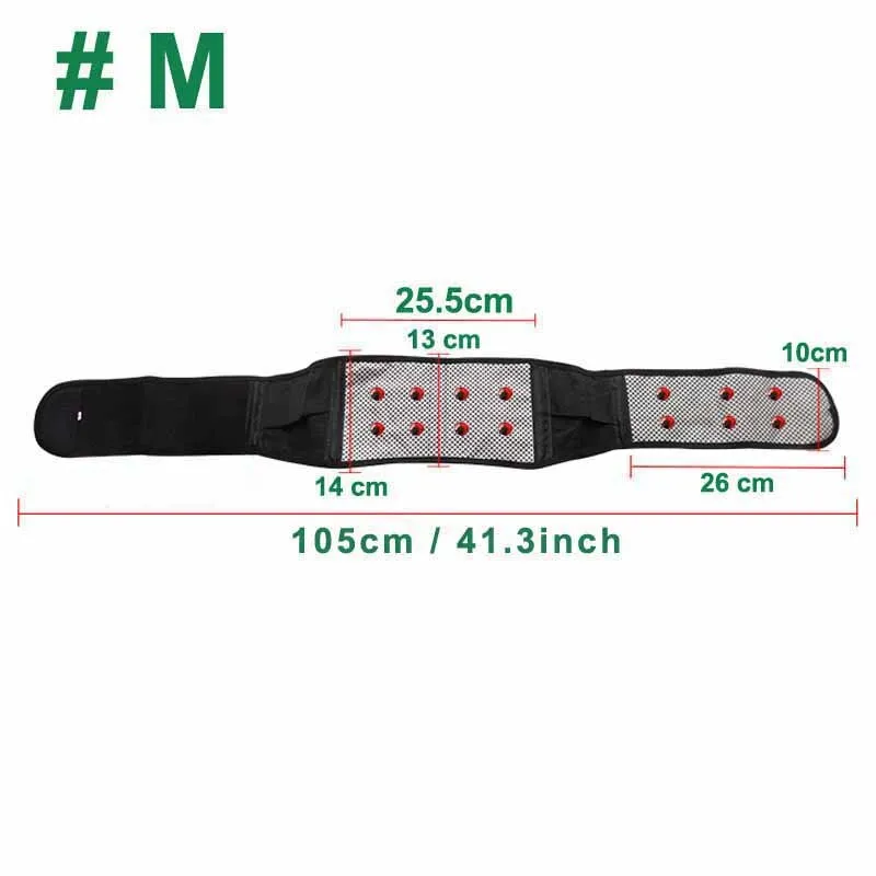 Self Heating Magnetic Therapy Back Waist Support Belt