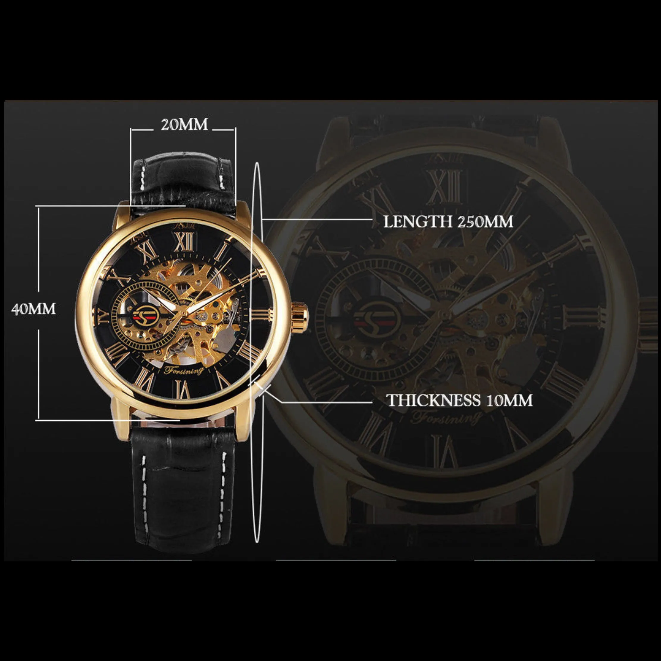 Self-Winding Transparent Watch