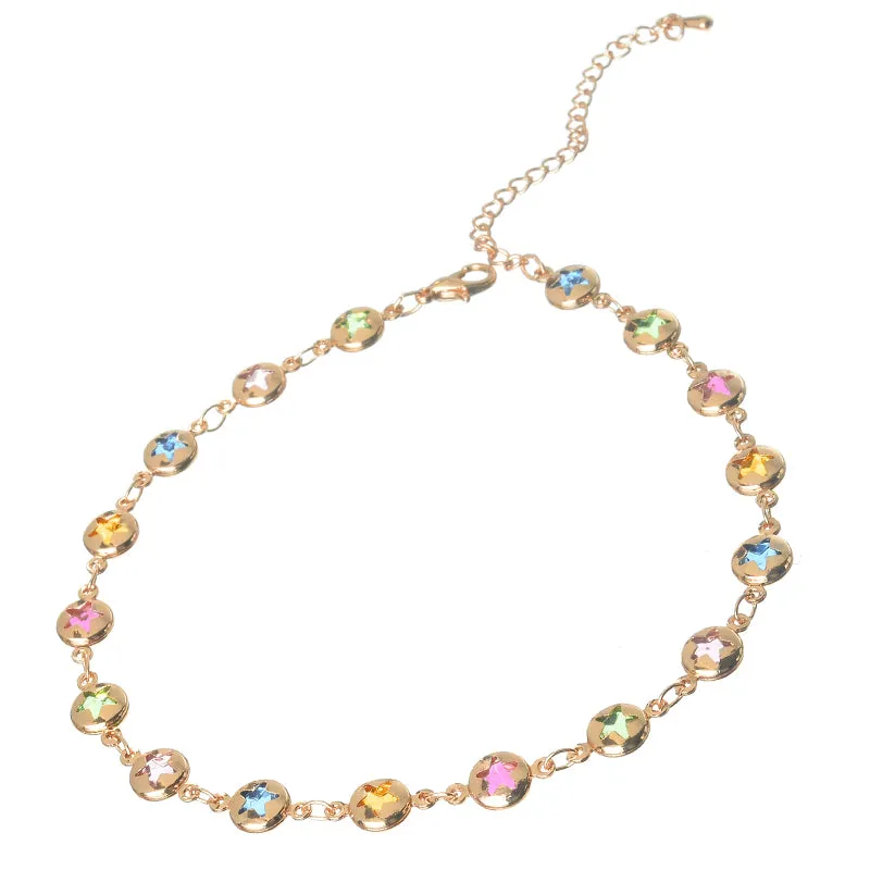 Seoul Stone Anklets (Gold)