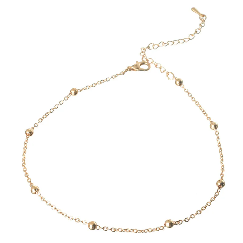 Seoul Stone Anklets (Gold)