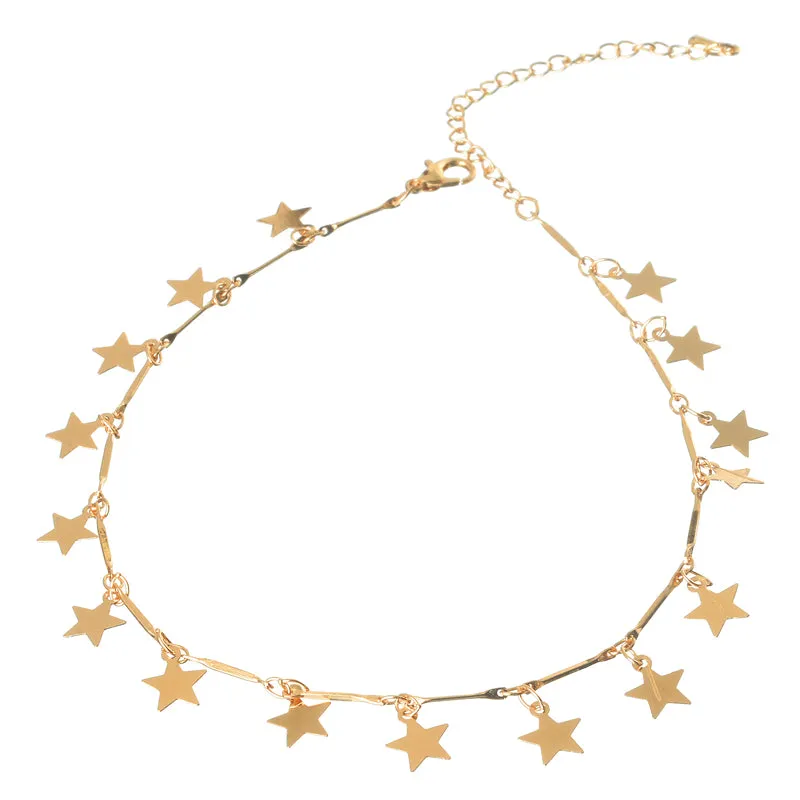 Seoul Stone Anklets (Gold)