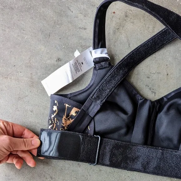 SHEFIT Flex Sports Bra Medium Impact Black size XS NWT