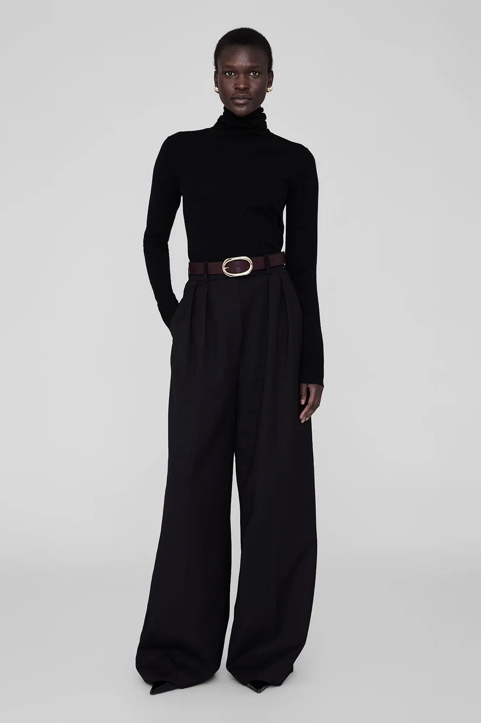 Signature Link Belt - Bordeaux