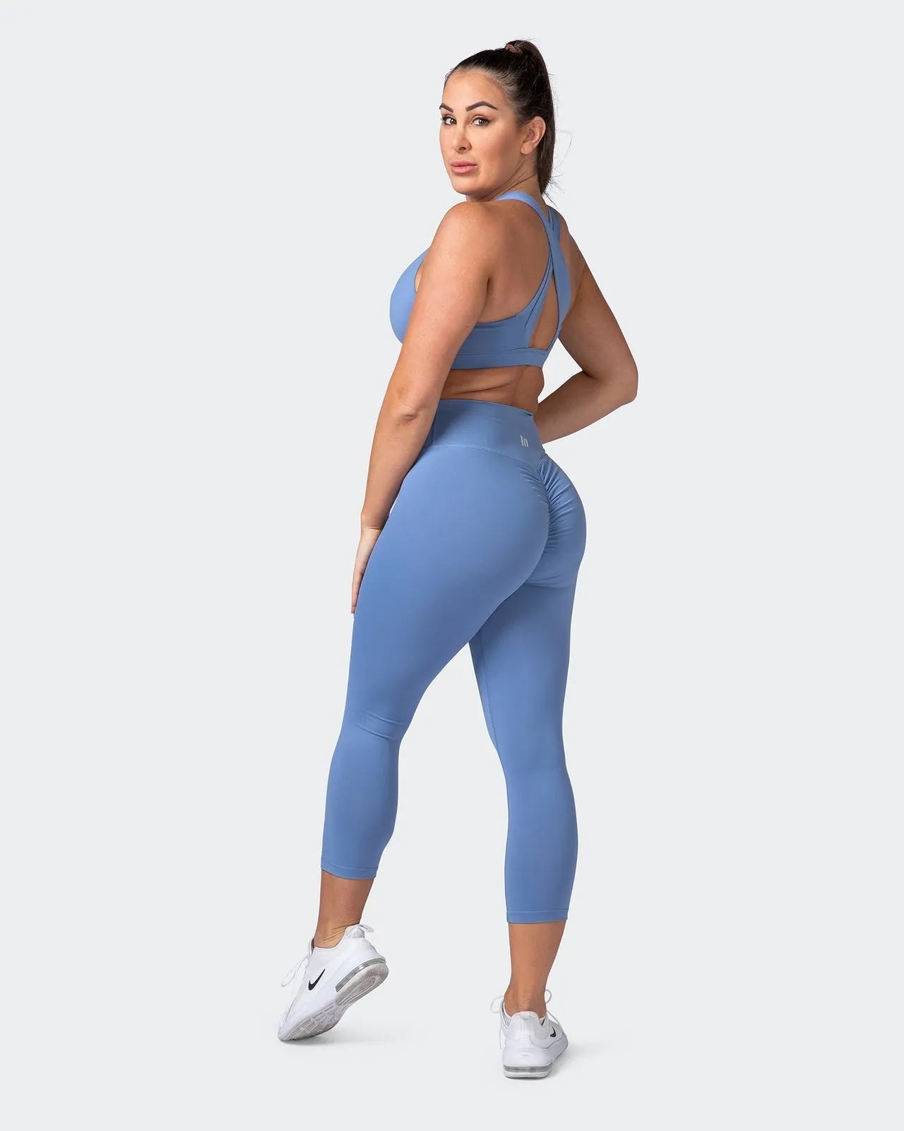 Signature Scrunch 7/8 Leggings - Powder Blue