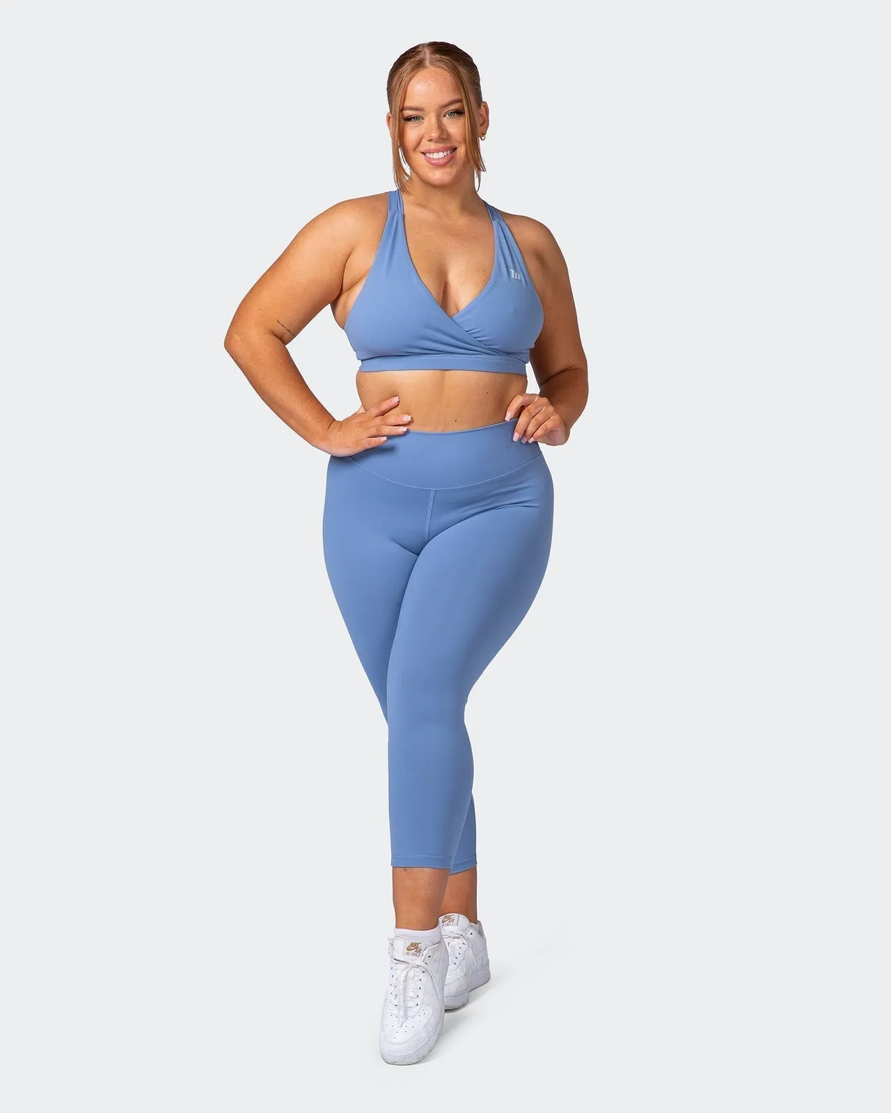 Signature Scrunch 7/8 Leggings - Powder Blue