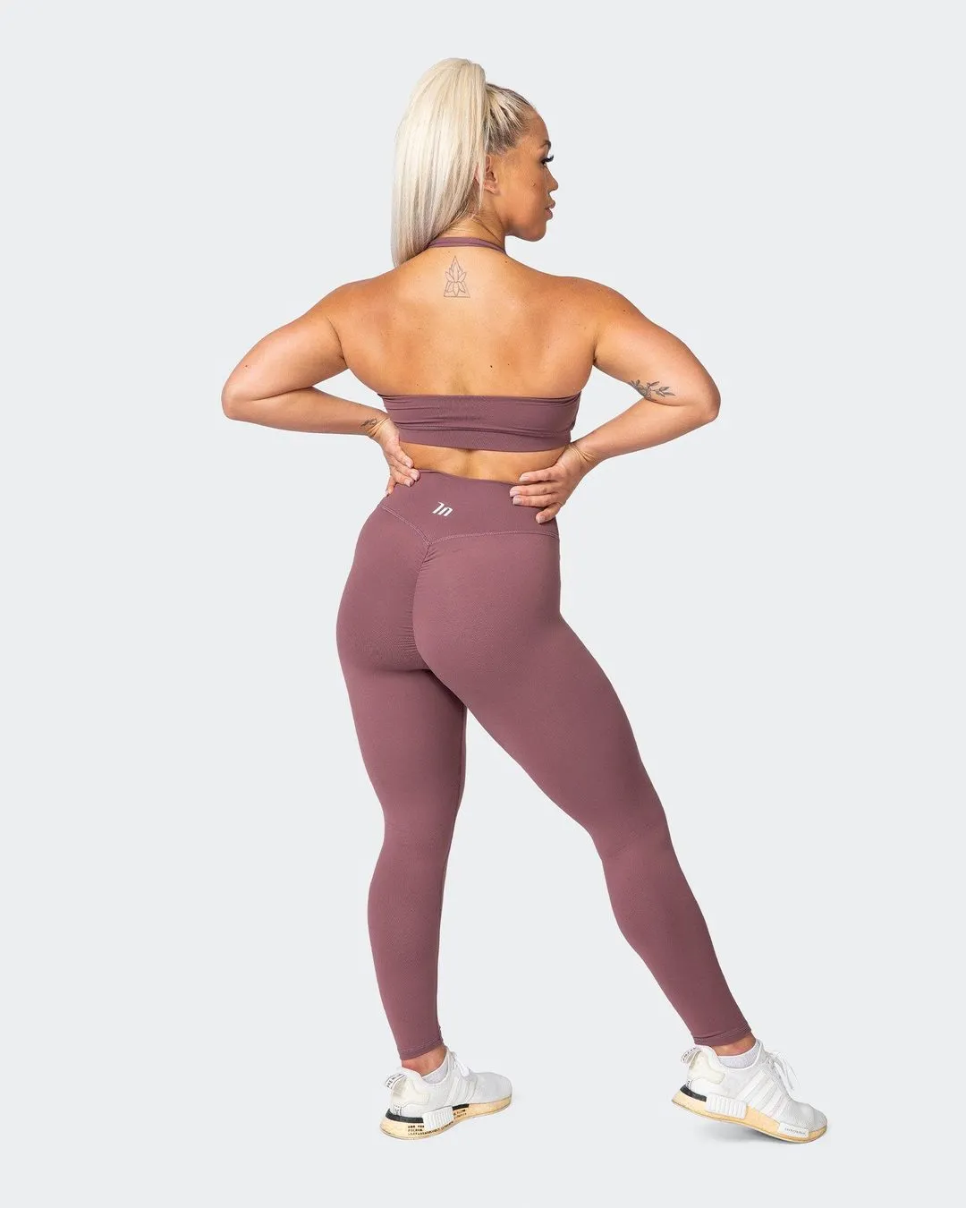 Signature Scrunch Ankle Length Leggings - Dusk