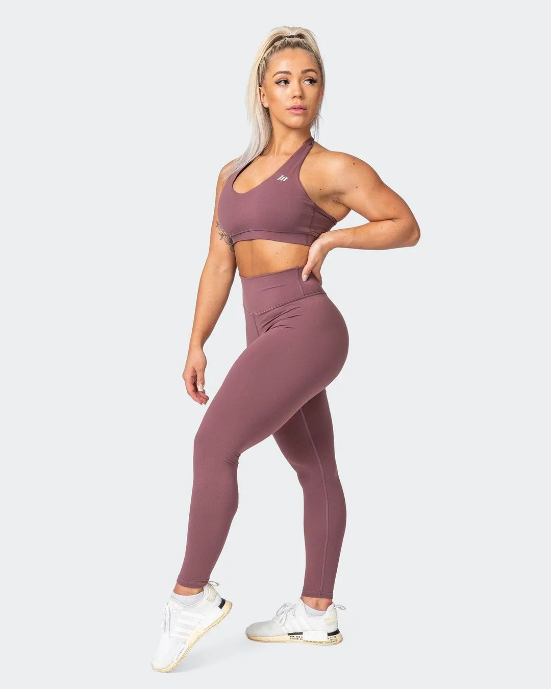 Signature Scrunch Ankle Length Leggings - Dusk