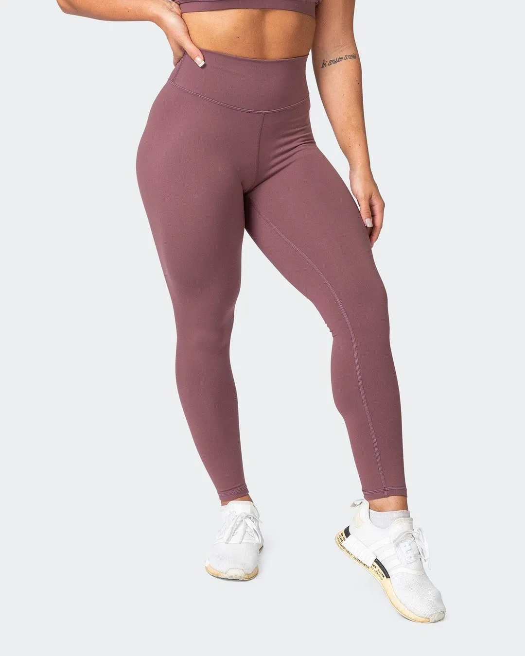 Signature Scrunch Ankle Length Leggings - Dusk