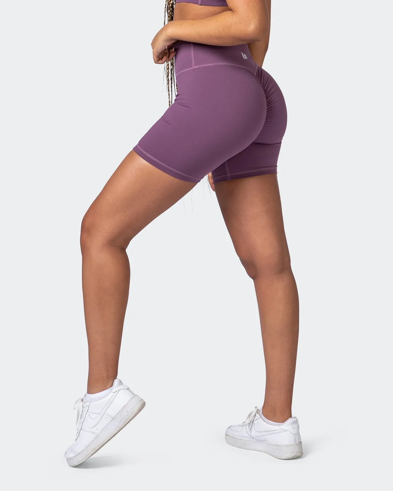 Signature Scrunch Bike Shorts-Jam